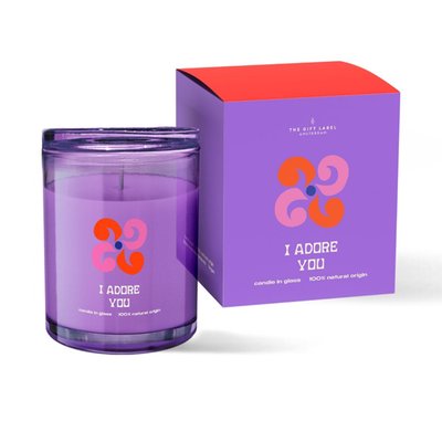 The Gift Label | Geurkaars | I Adore you