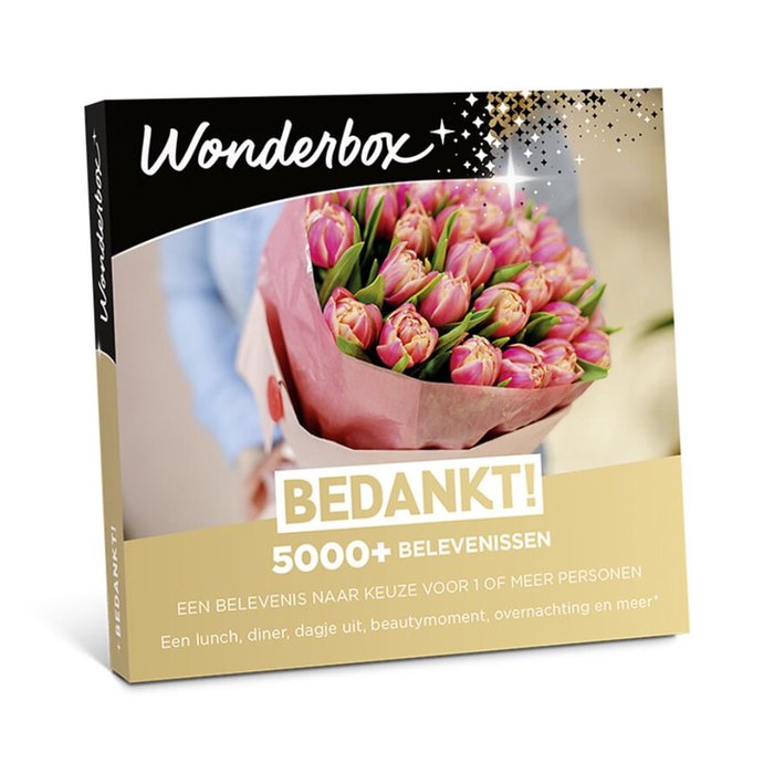 Wonderbox Bedankt | Cadeaubelevenis