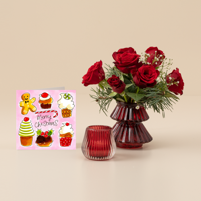 Kerst Giftset | Rode rozen