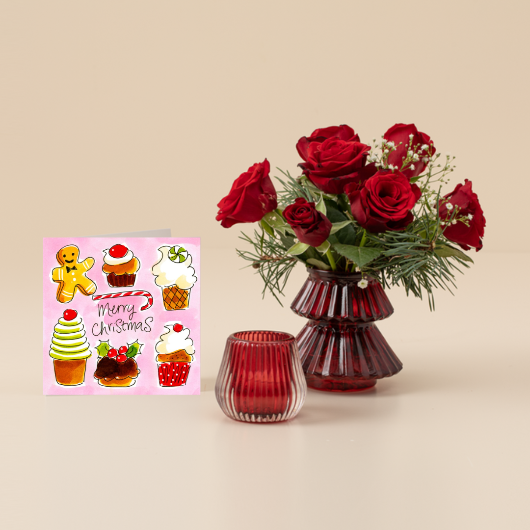 Greetz | Kerst Giftset | Rode rozen