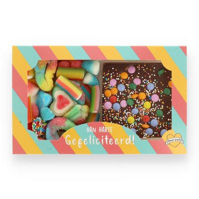 Veel liefs | Cadeaupakket | Gefeliciteerd | 340g
