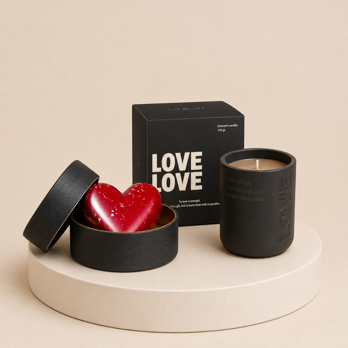 Pure liefde | Love kaars, Coco & Sebas