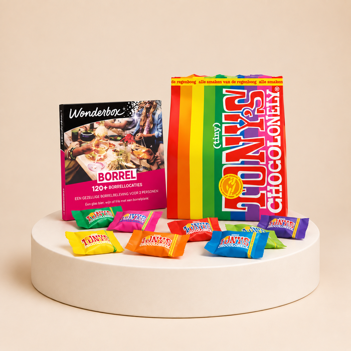 Dubbel genieten | Borrel voor twee & Tiny Tony’s Pouch