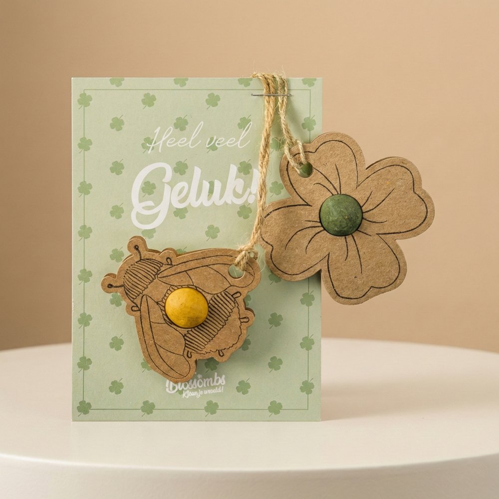 Zaden Hanger Geluk Brievenbusbloemen Greetz