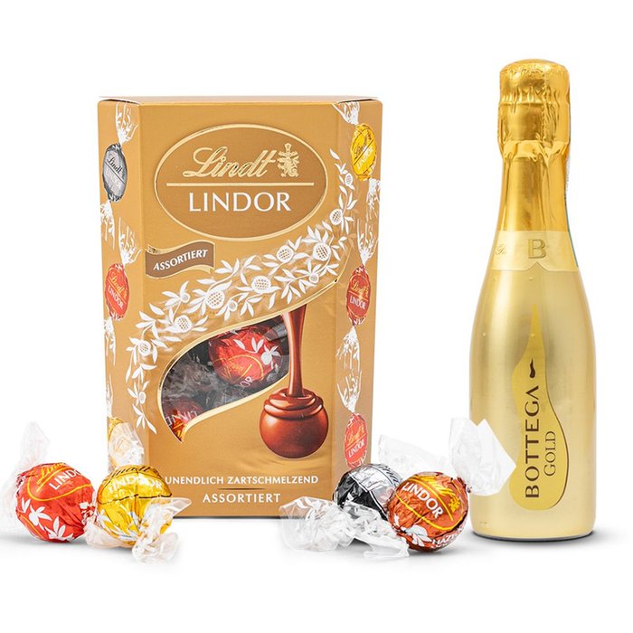 Bottega Prosecco | 20cl | Lindt LINDOR | 200gr