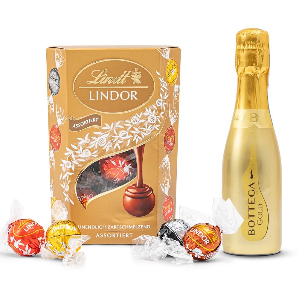 Bottega Prosecco | 20cl | Lindt LINDOR | 200gr