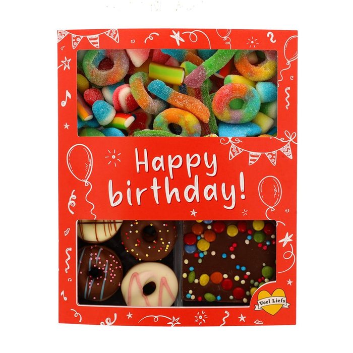 Veel liefs | Cadeaupakket | Happy Birthday | 450 gr