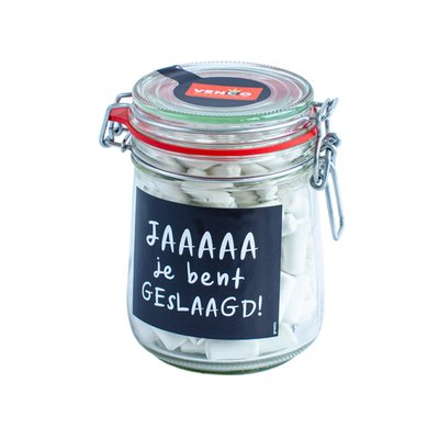 Snoeppot schoolkrijtjes | Geslaagd | 0,5 kg