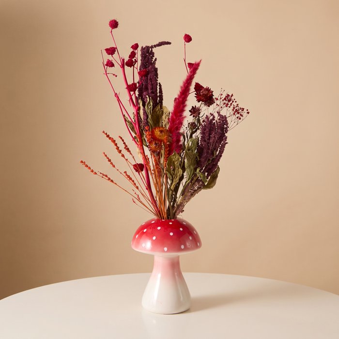 Droogbloemen | Rode paddenstoel
