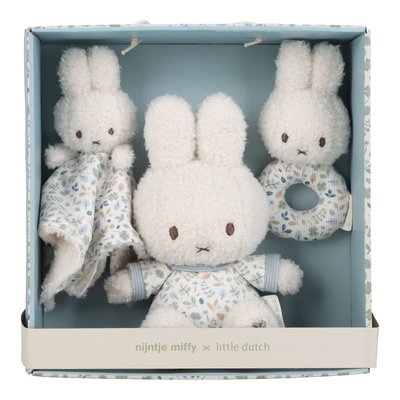 Nijntje x Little Dutch | Giftset Knuffel | Lucky Leaves