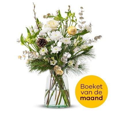 Boeket | Witte kerst | M/L