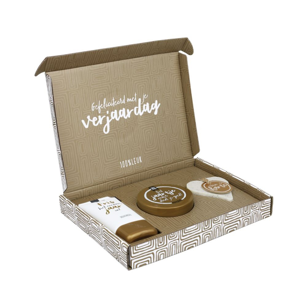 100 procent Leuk | 100% Leuk | Brievenbus cadeaupakket | Fijne verjaardag | Beauty