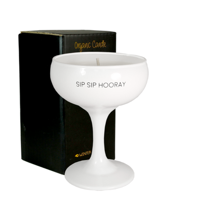 My Flame | Champagne glas sojakaars | Sip Sip Hooray