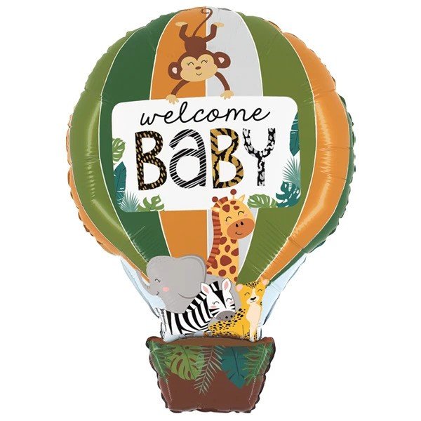 Ballon Shape | Jungle luchtballon | Welcome Baby