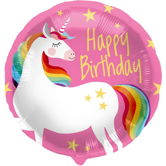 Ballon | Happy Birthday unicorn