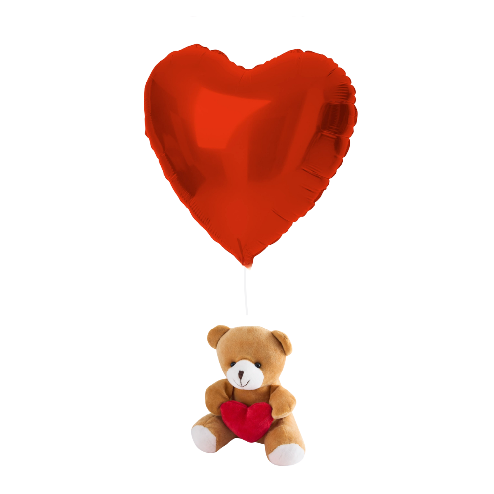Ballon met beertje Liefde Ballonnen Dave Roelvink