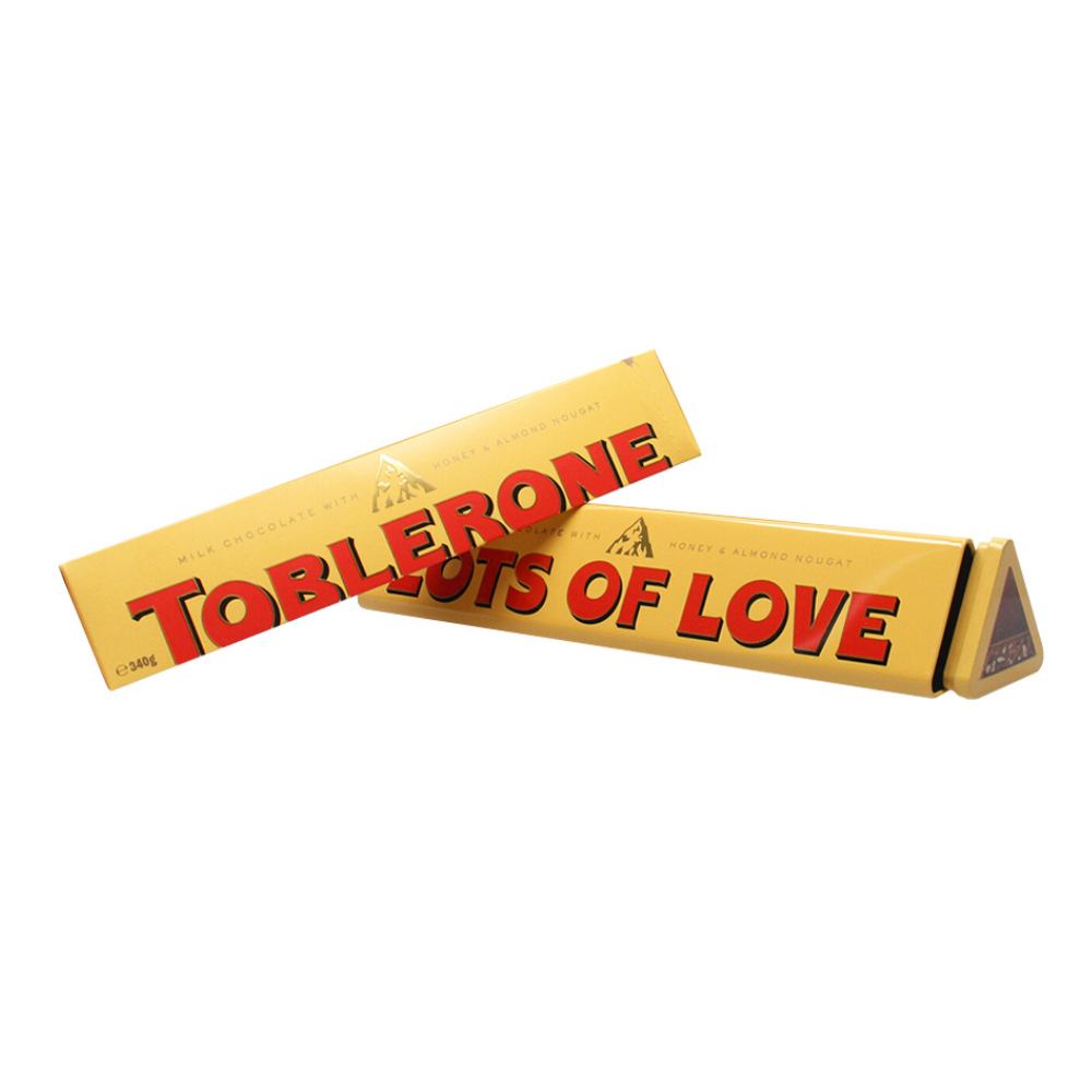 Geschenkblik "Lots of Love" Toblerone