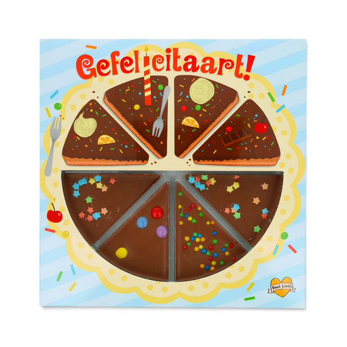 Veel Liefs | Chocoladetaartje | Gefelicitaart!