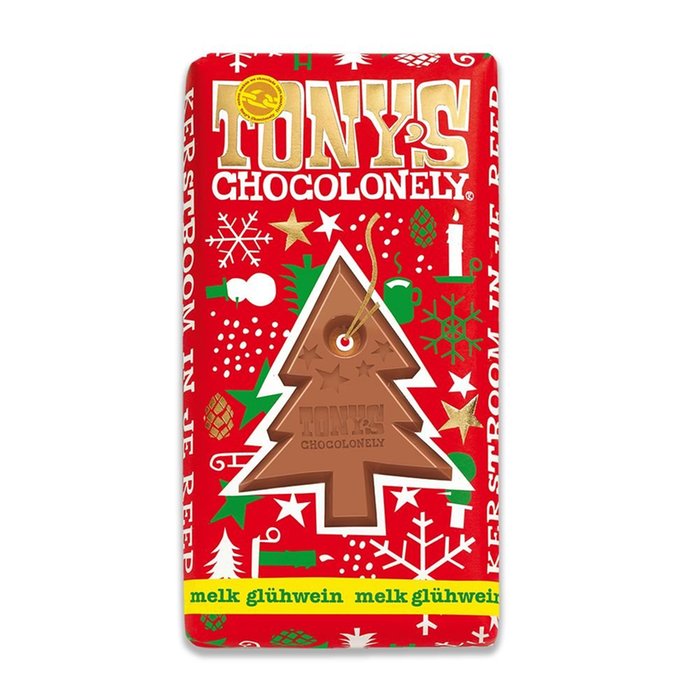 Tony's Chocolonely | Melkchocolade glühwein reep | 180g