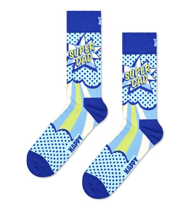 Happy Socks | 1 paar | Super Dad | 41-46