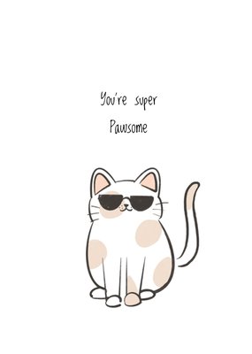 Greetz | Valentijnskaart | You're super Pawsome