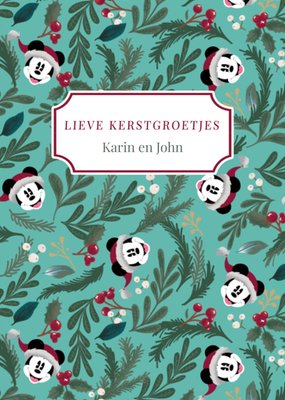 Disney | Kerstkaart | Mickey Mouse | Met naam