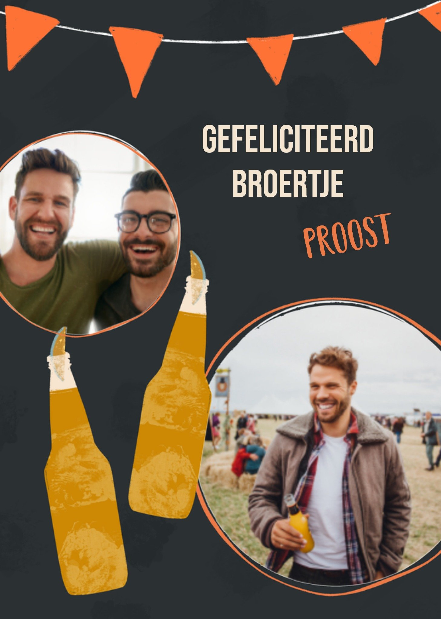 Greetz Verjaardagskaart Broer Foto Standard Card