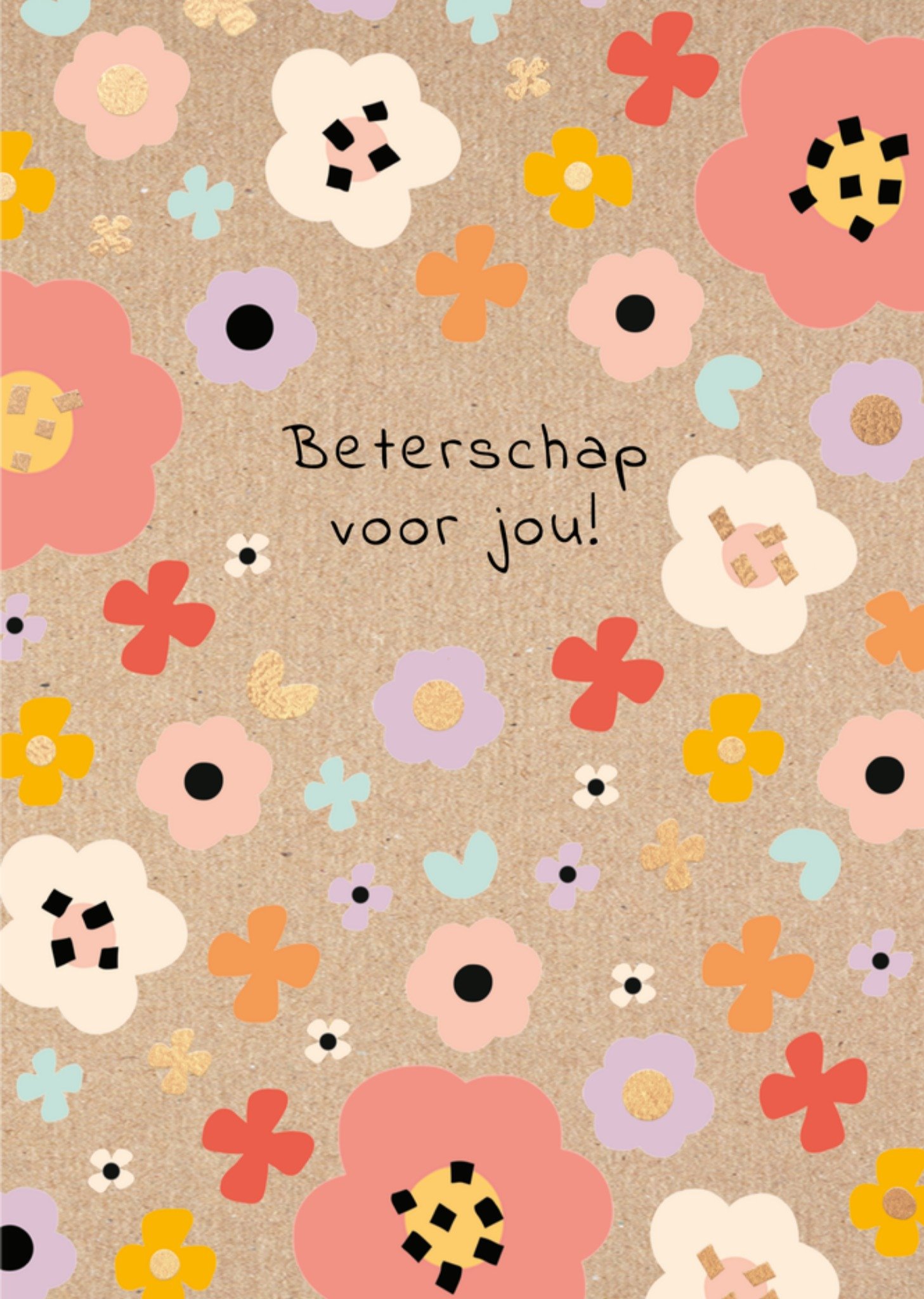 Beterschapskaart Bloemen Kaart TMS