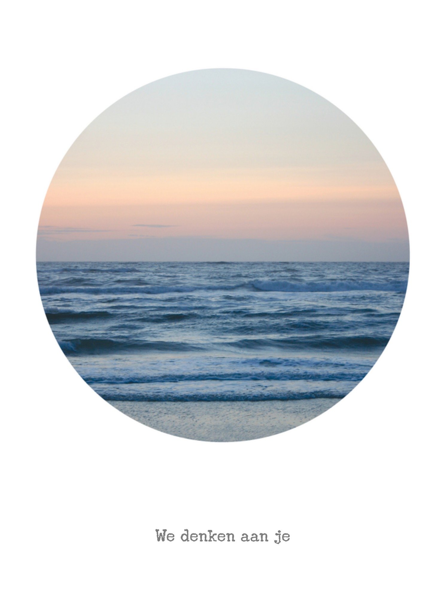 Condoleancekaart Zonsondergang Bright Spot