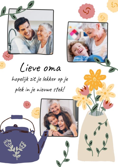 Verhuiskaart | Greetz | Oma | Foto