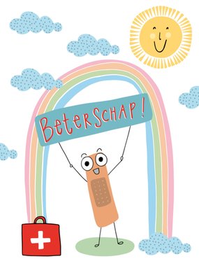 Funny Side Up | Beterschapskaart | Illustraties