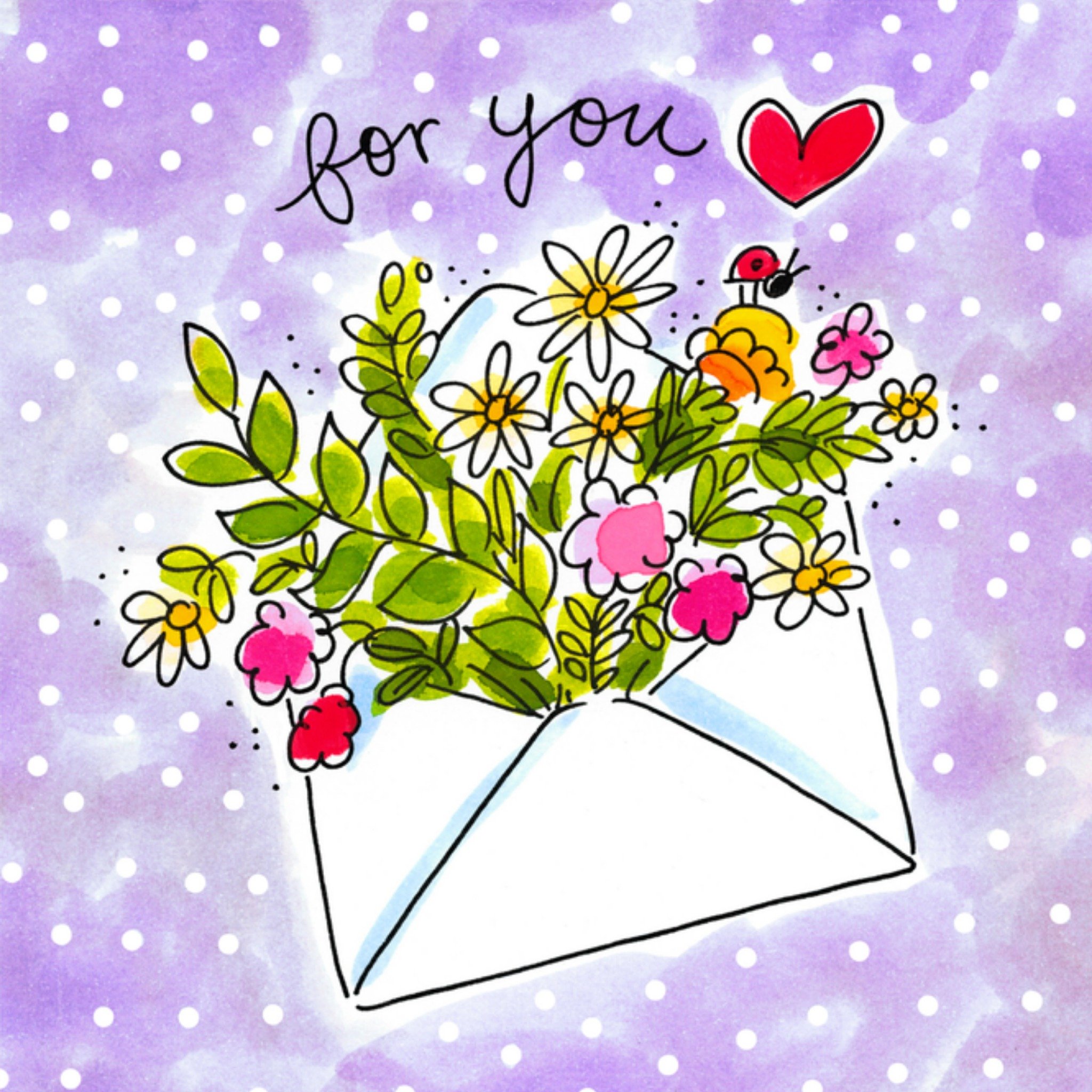 Sterkte kaart Bloemen Vierkante Kaart Blond Amsterdam