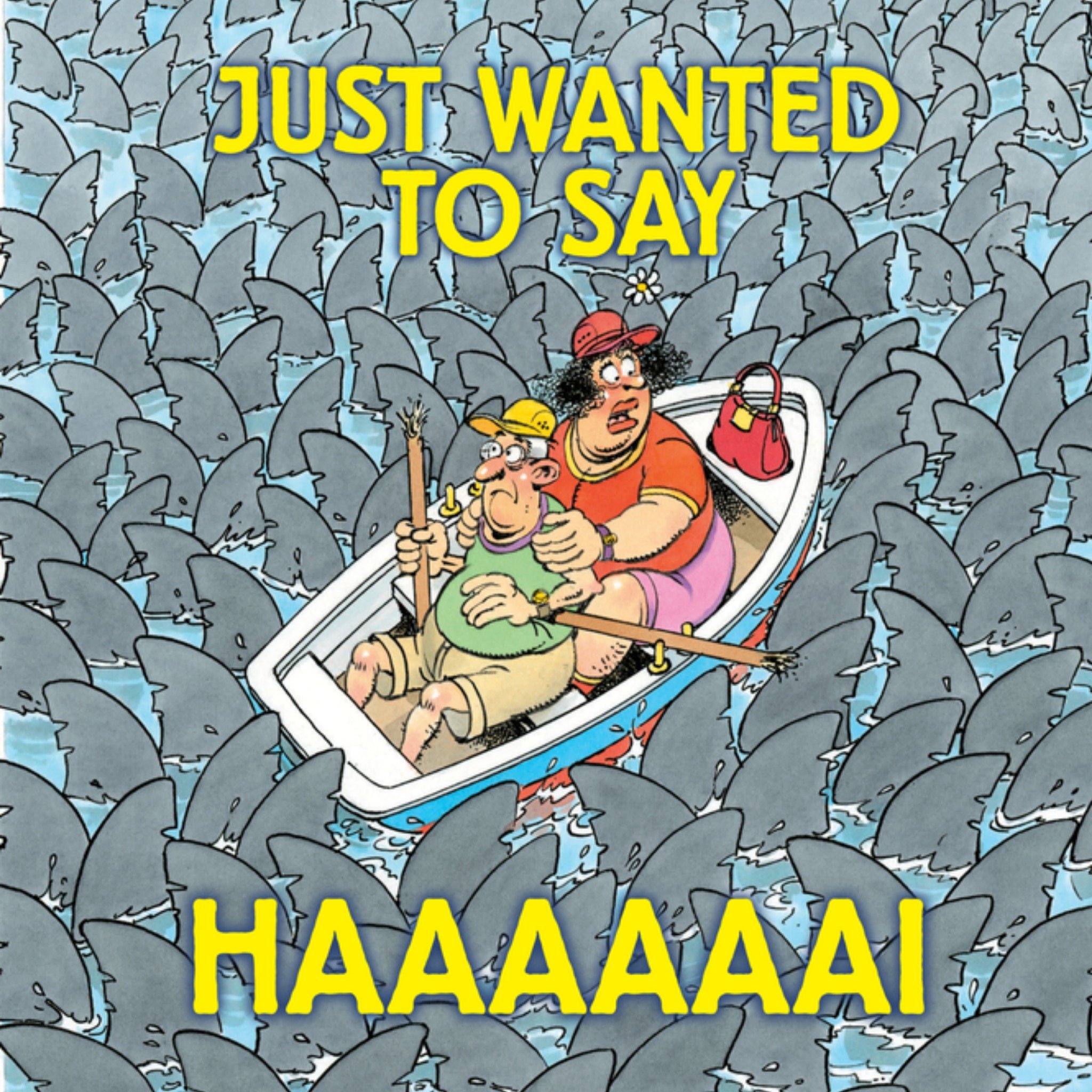 Zomaar kaart haai Vierkante Kaart Jan van Haasteren