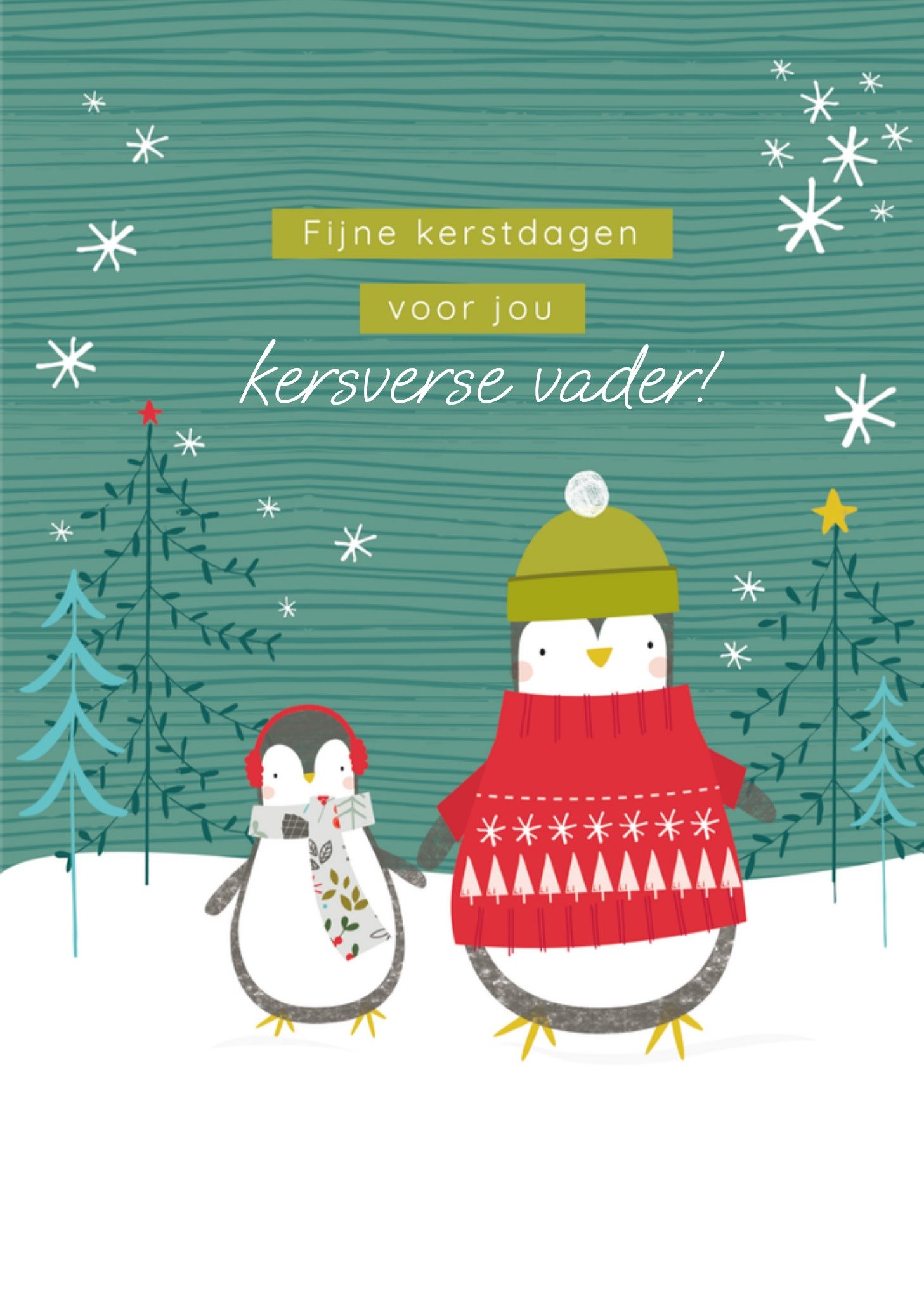 Kerstkaart Kersverse vader TMS