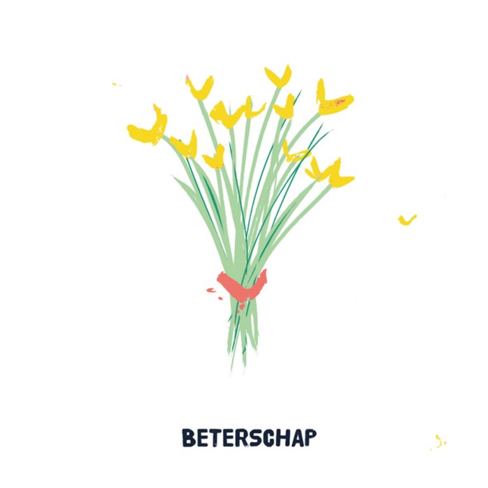 Kitchen of Smiles | Beterschapskaart | bloemen