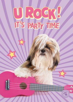 Studio Pets | Verjaardagskaart | U rock it's party time