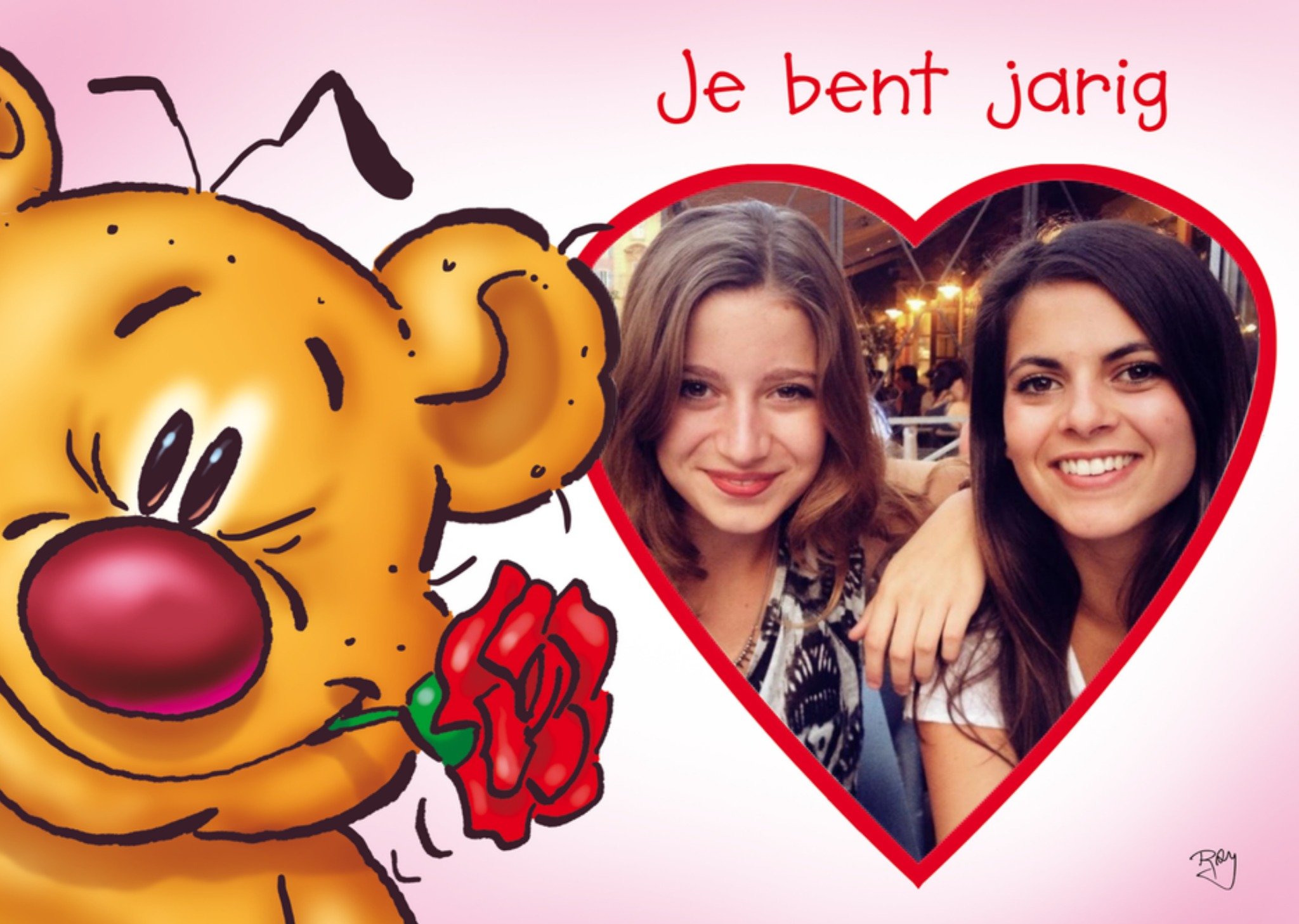 Verjaardagskaart Je bent jarig Kaart Doodles