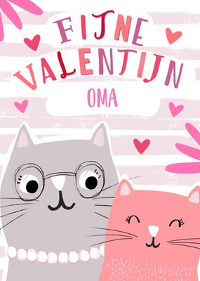 Greetz | Valentijnskaart | Fijne Valentijn Oma | Aanpasbare Tekst