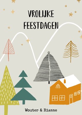 Greetz | Kerst | Illustratie | Huis