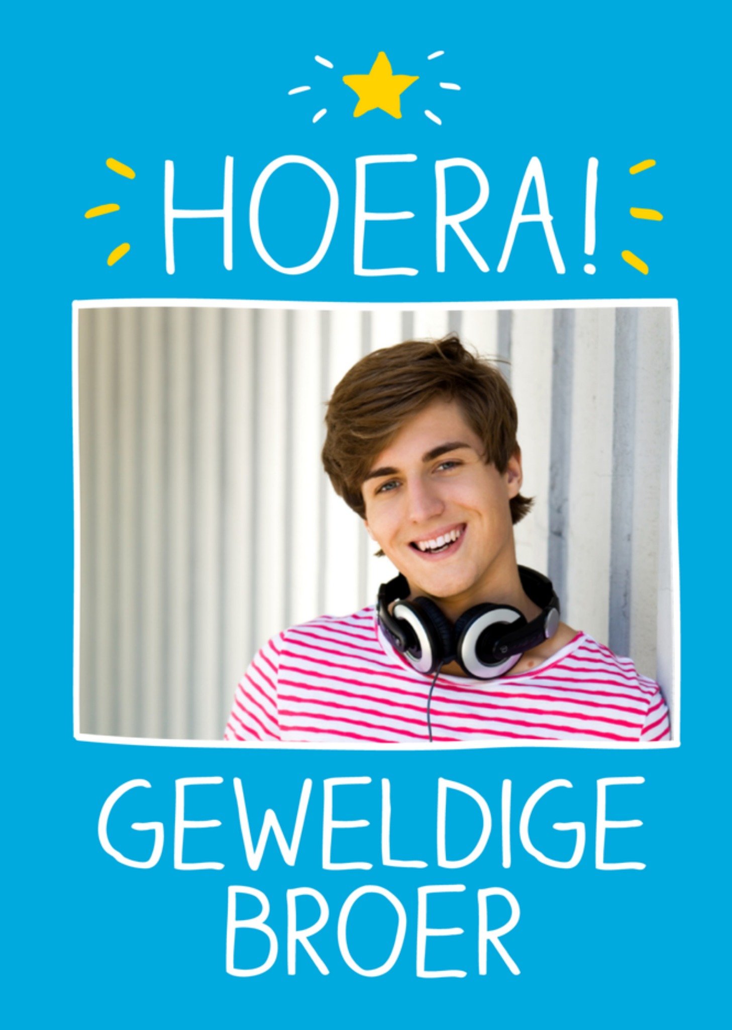 Verjaardagskaart broer Kaart Happy Jackson