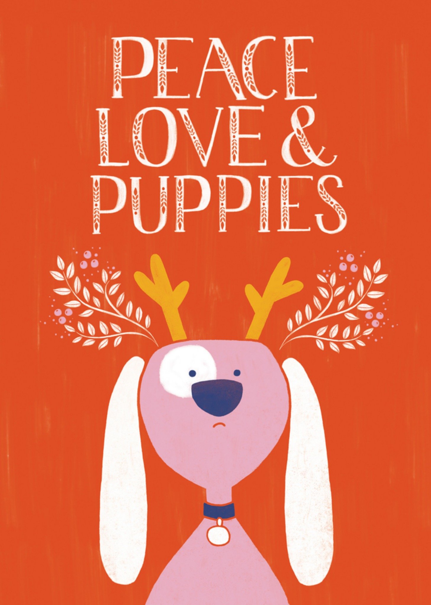 Kerstkaart Puppy The Cardy Club