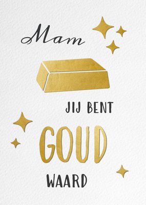 Greetz | Moederdagkaart | goud waard