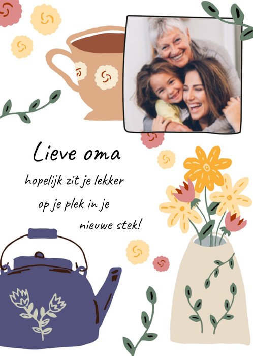 Verhuiskaart | Greetz | Oma | Foto