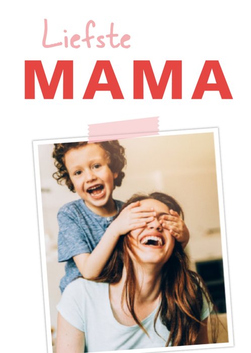 Greetz | Moederdagkaart | foto | liefste mama