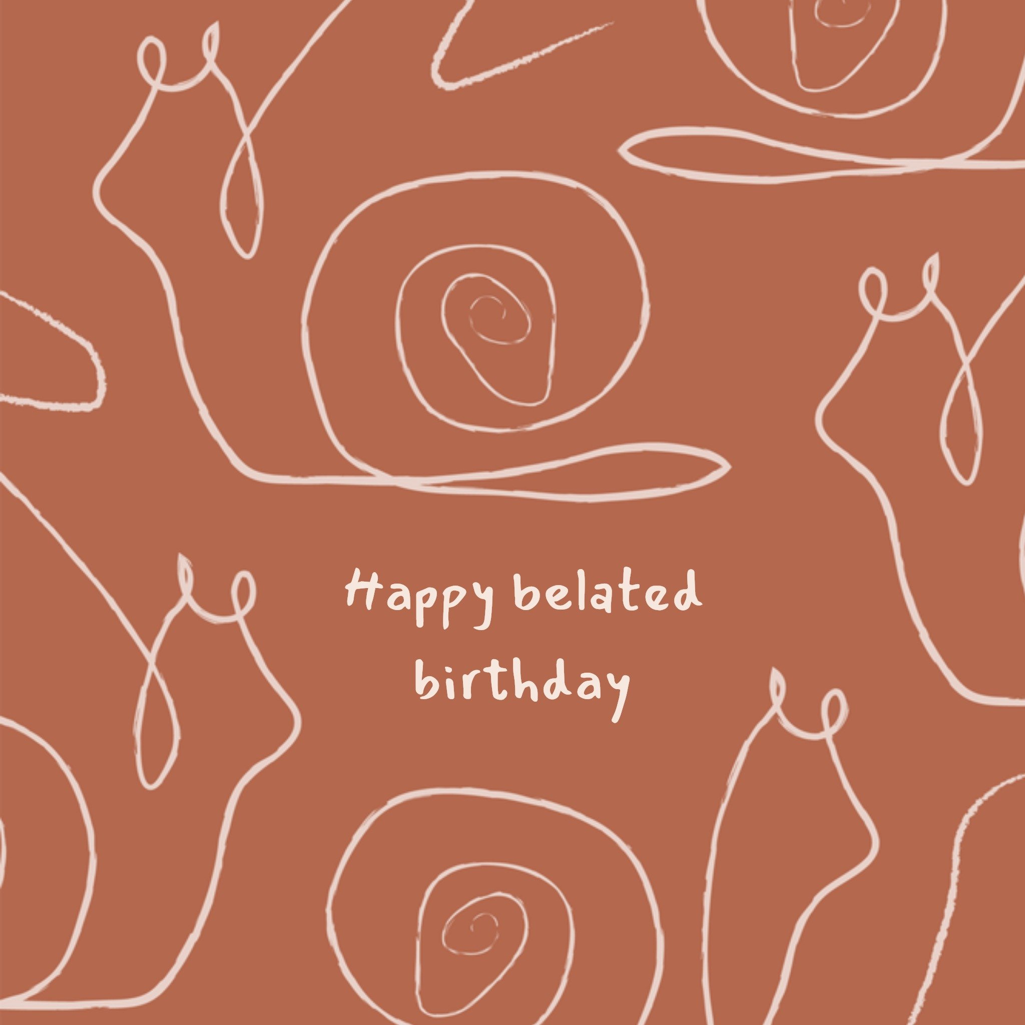 Greetz Verjaardag Vertraagd Vierkant