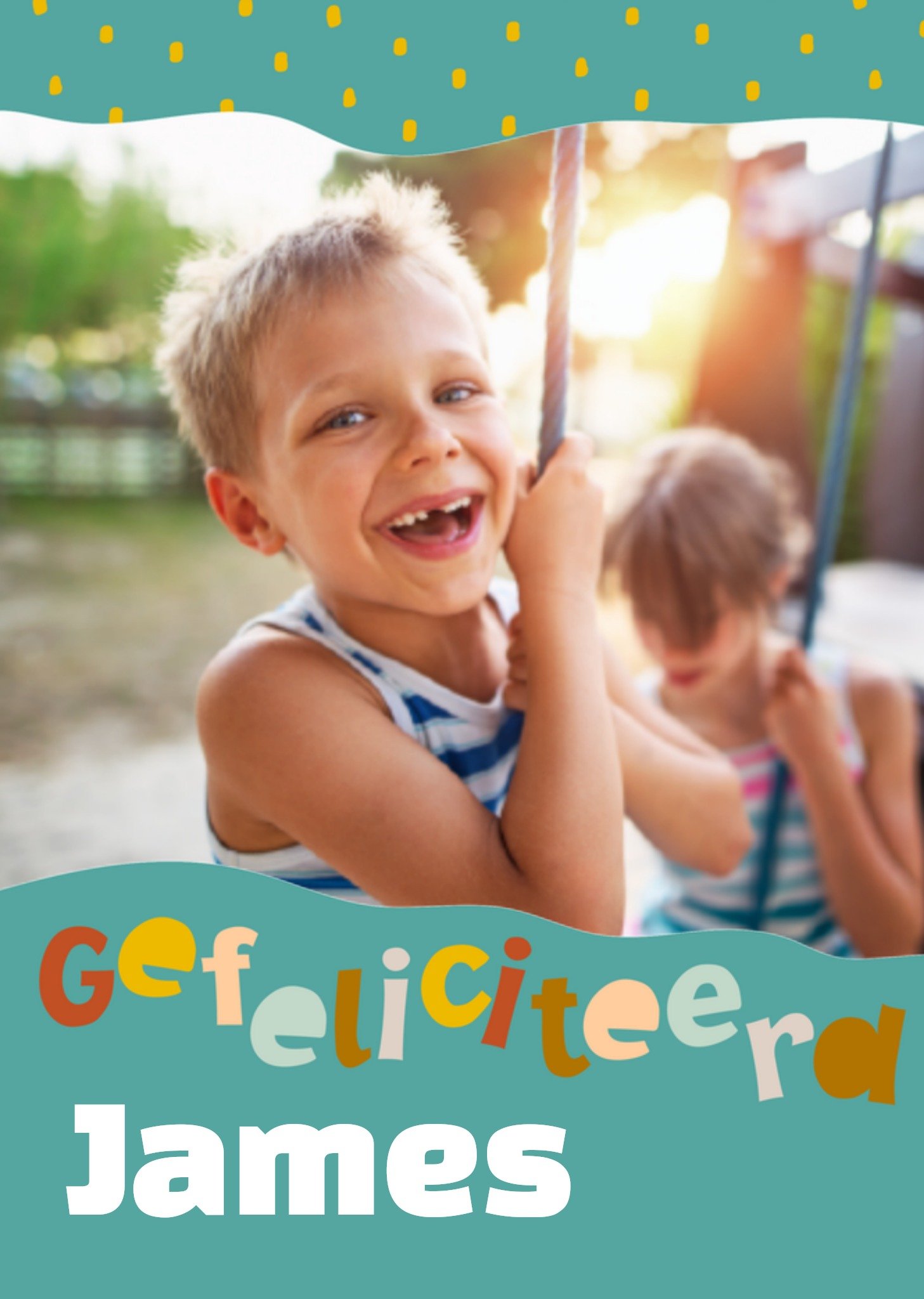 Verjaardagskaart Jongen Greetz