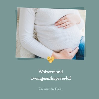 Greetz | Zwangerschapskaart | verlof