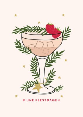 Greetz | Kerstkaart | drankje | fijne feestdagen