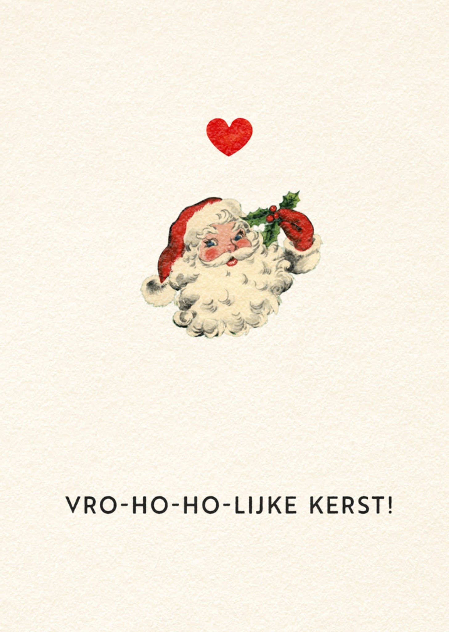 Bright Spot Kerstkaart Vro ho ho lijke kerst Standard Card
