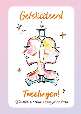 Jill | Verjaardagskaart | Tweelingen